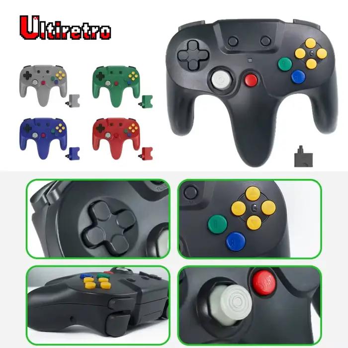 Contrôleur N64 sans fil avec connexion 2
