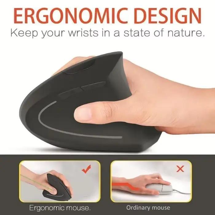 Souris de jeu verticale sans fil