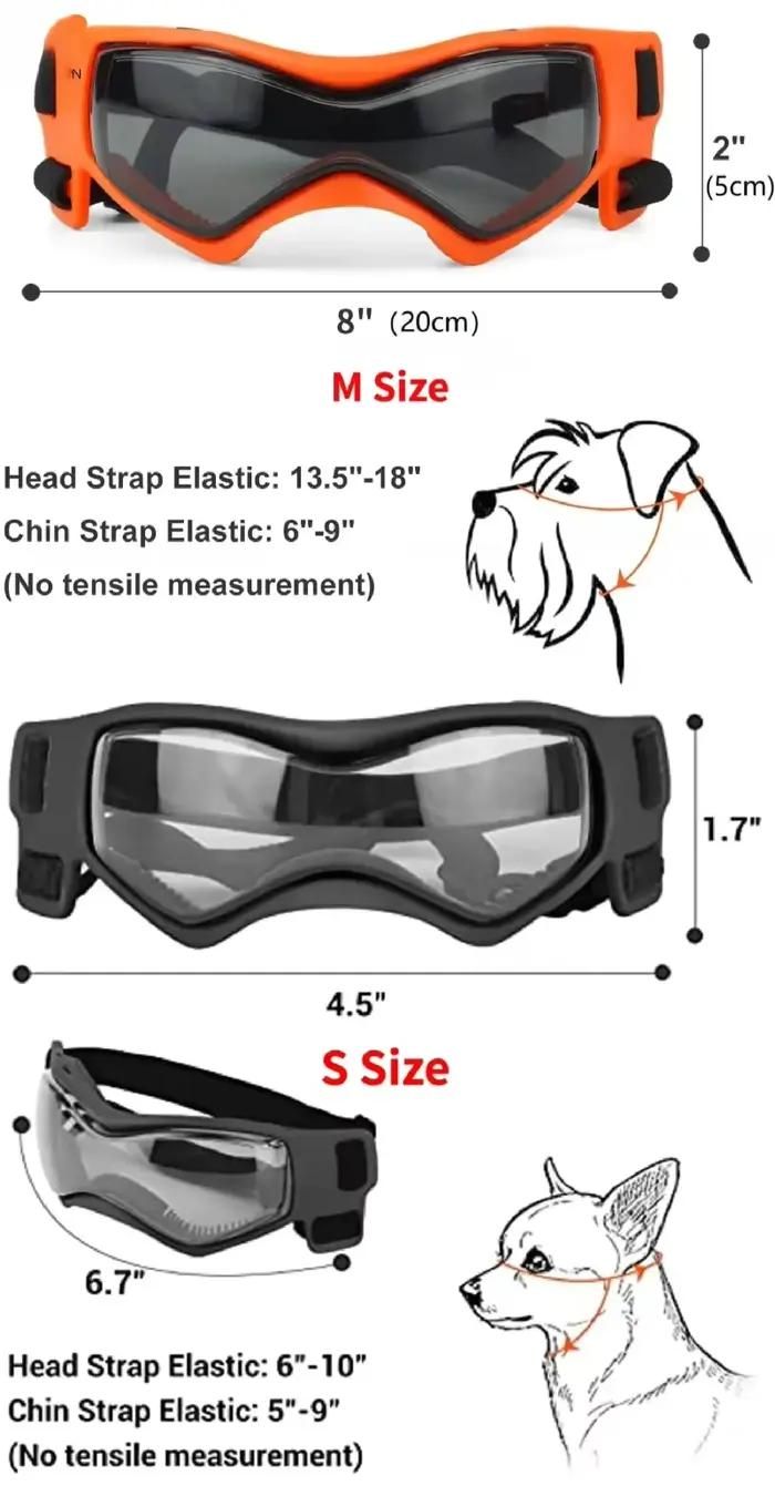 Casque et lunettes de protection pour petits chiens - Casque de moto pour animaux de compagnie avec trous pour les oreilles, sangles réglables pour la promenade des chiots