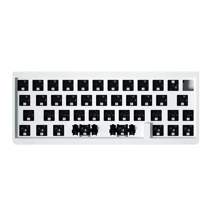 Clavier Idobao ID42 Blanc Filaire Mini Mécanique à Touches Interchangeables Multilingue Pour Jeu et Productivité