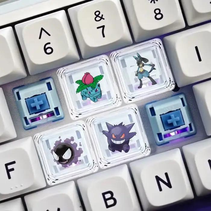 Clavier mécanique personnalisé avec touches d'anime