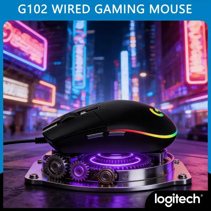 Logitech G102 Prodigy 6 boutons personnalisables pour un travail de bureau efficace