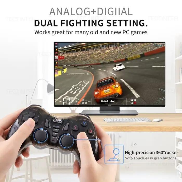Manette de jeu sans fil pour Super Console X Pro polyvalente compatibles PC Android PS3 TV Box expérience de jeu fluide précision confort maximal