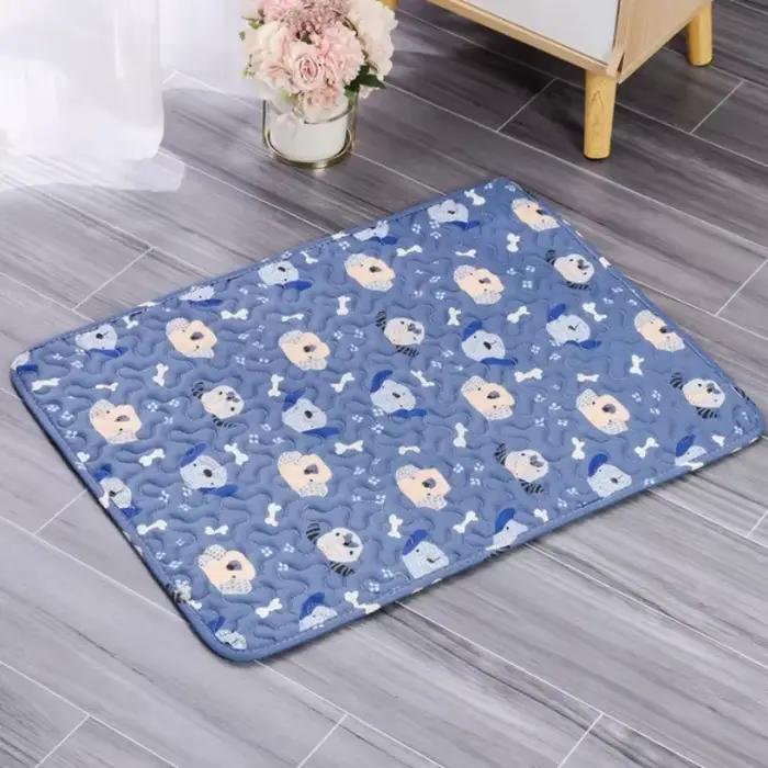 Tapis de pipi lavable pour animaux de compagnie, tapis réutilisable pour chiens, lit d'urine lavable, tapis d'entraînement pour chien, quatre saisons, tapis d'urine pour animaux de compagnie
