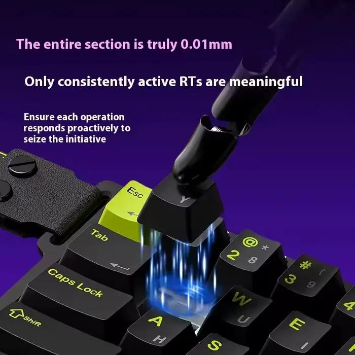 Clavier mécanique Furycube M30HE interrupteur magnétique personnalisable avec effets lumineux RVB pour joueurs e-sports et professionnels occcasions spéciales