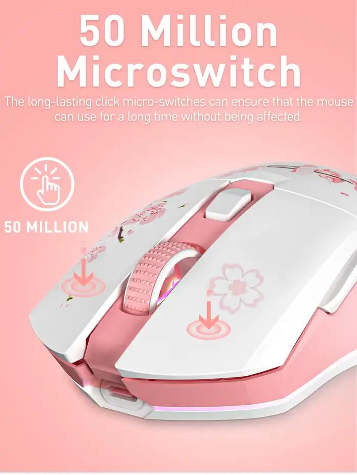Souris de jeu filaire sans fil RVB 2.4G