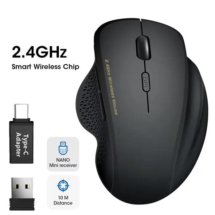 Wireless Gaming Mouse 2.4G Ergonomic Cordless
