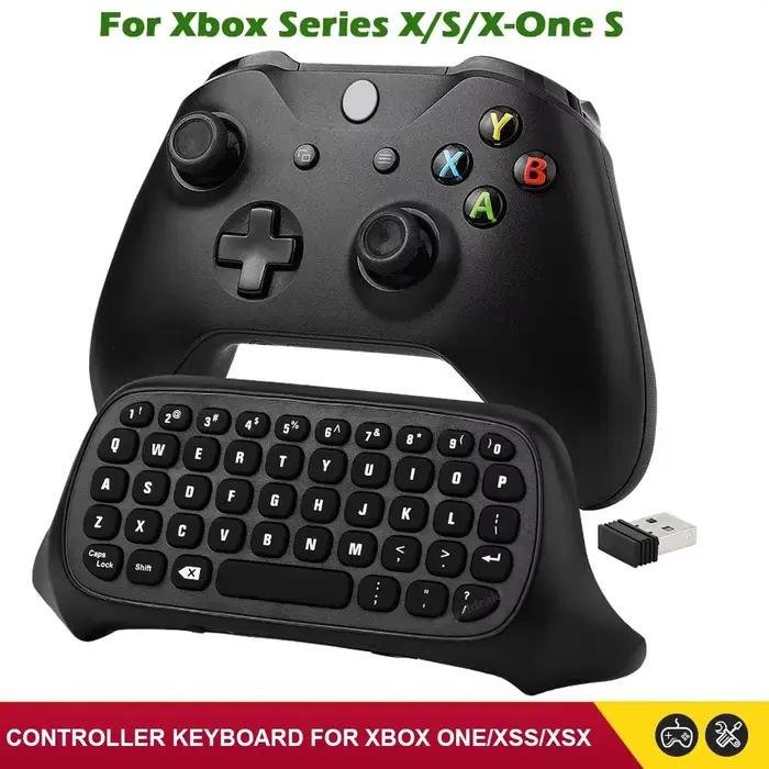 Clavier de contrôle sans fil pour Xbox Series S/X/One/One S X récepteur USB et prise audio 3,5 mm pour une expérience de jeu immersive et personnalisée