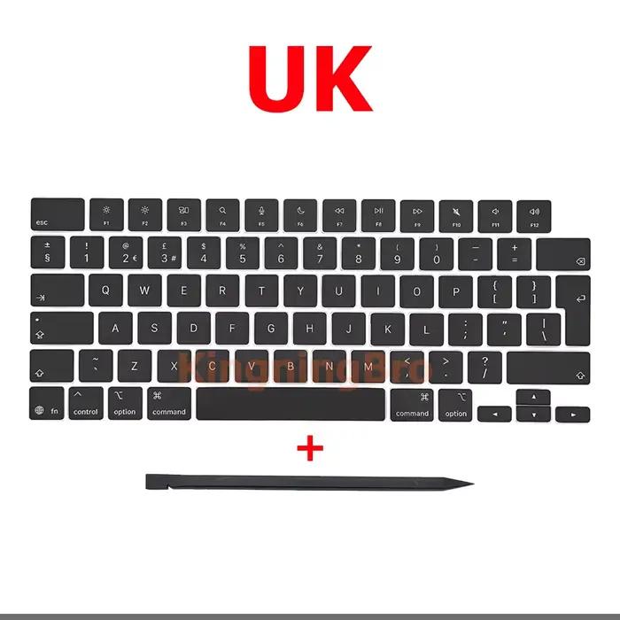 Nouveau ordinateur portable A3240 A3241 Keycaps touches capuchon pour Macbook Air Retina M4 13.6 "15.3" M4 réparation de clavier noir 2025