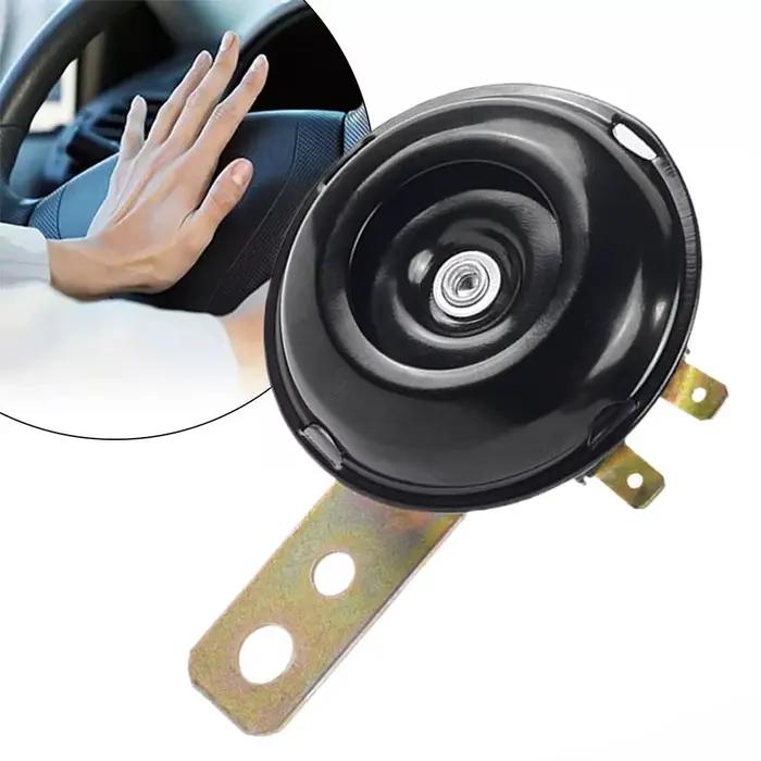 Klaxon de moto 12V 1,5a, Super fort, étanche, rond, haut-parleur universel pour Scooter, moto, vélos électriques, cyclomoteurs, klaxon électrique