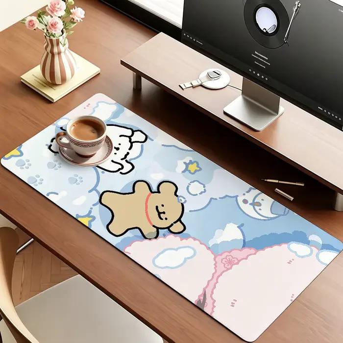 Tapis de souris mignon en forme de chien maltais