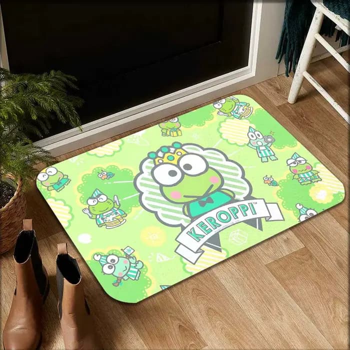 Tapis KEROKEROKEROPPIS Kawaii dans le salon
