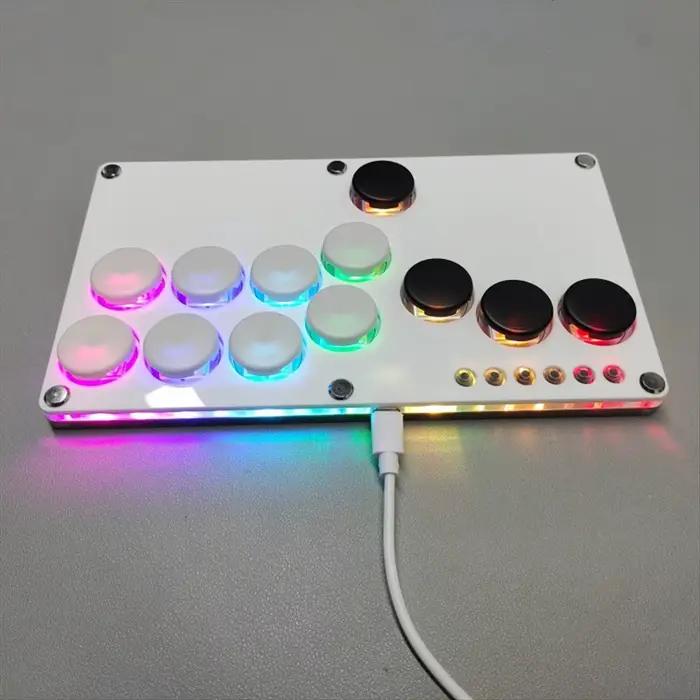 [B63C] Flatbox Hitbox jeu de combat d'arcade encodeur contrôleur Xinput/Dinput Mini