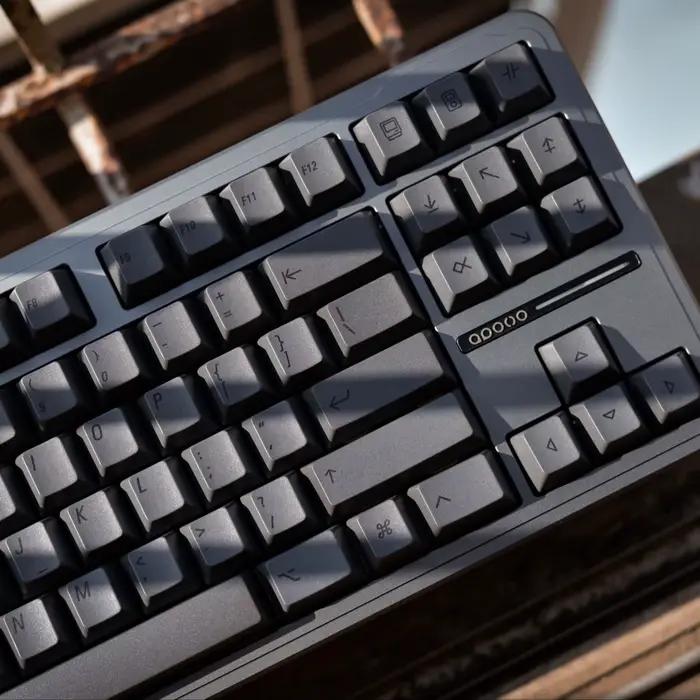 Keycaps PBT Keebox Shenpo Noir sur Noir BOB pour Clavier Mécanique Personnalisé Occasions Spéciales