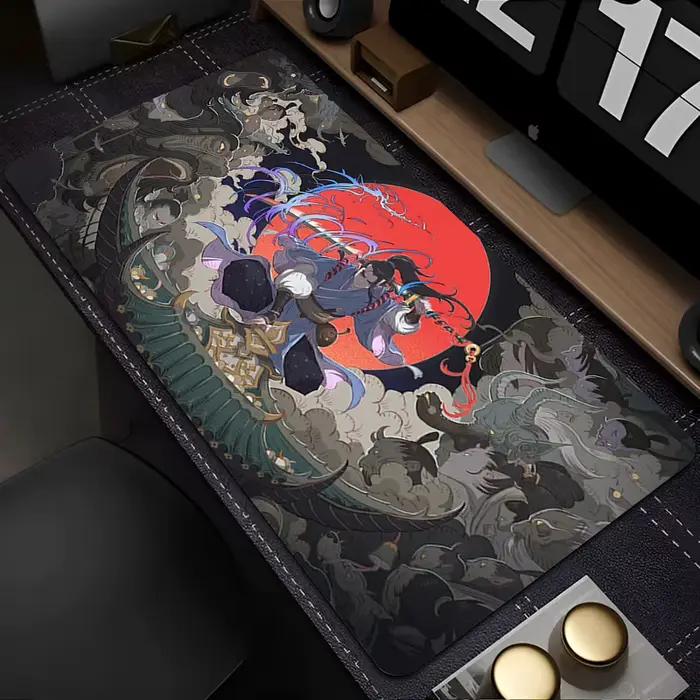 Tapis de souris personnalisé Anime japonais samouraï