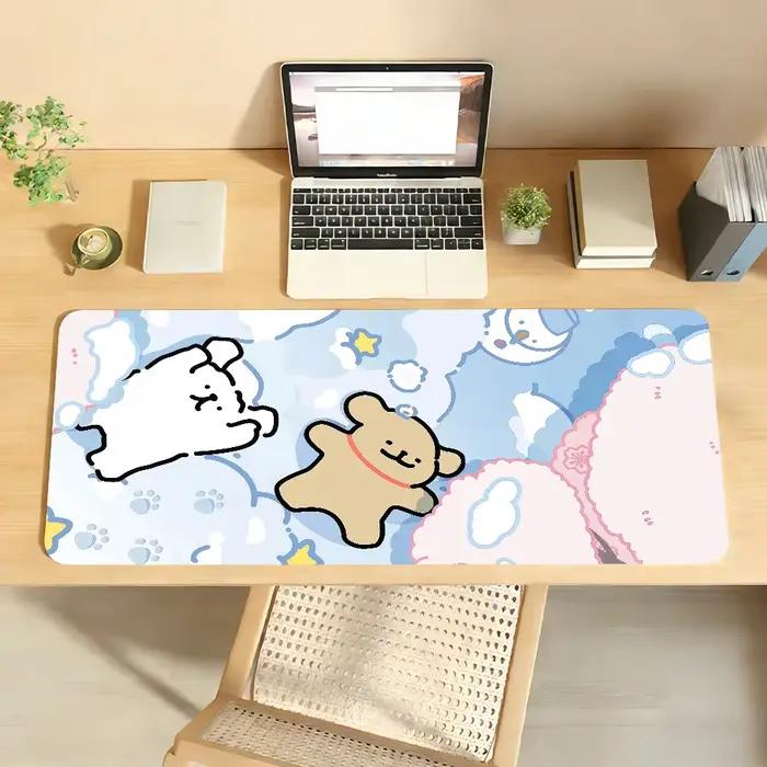 Tapis de souris mignon en forme de chien maltais