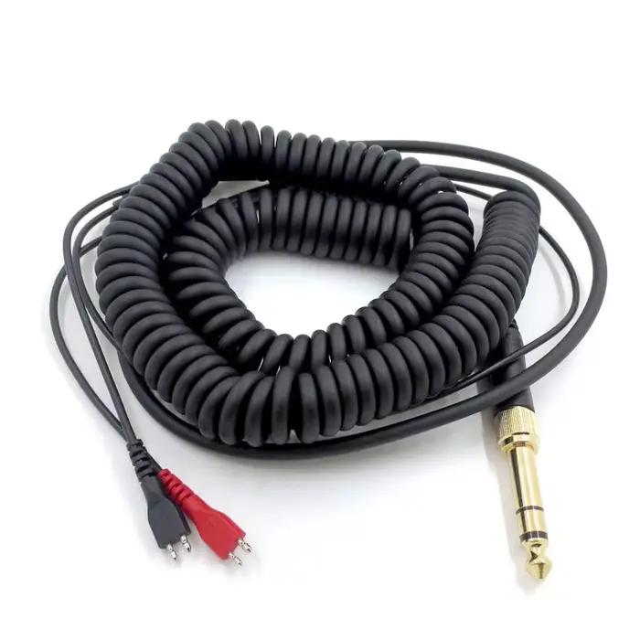 Câble d'écouteurs Audio de remplacement à ressort