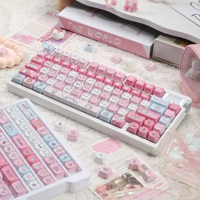Capuchons de touches pour clavier mécanique Ragdoll Cat