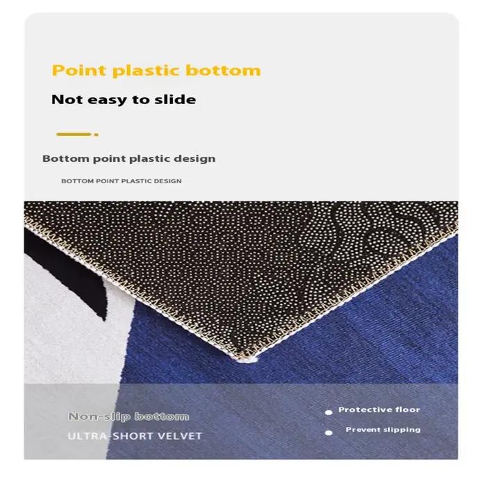 VIKAMA – paillasson d'entrée lavable en Machine, tapis de bienvenue Durable, noir, minimaliste, décoration de la maison