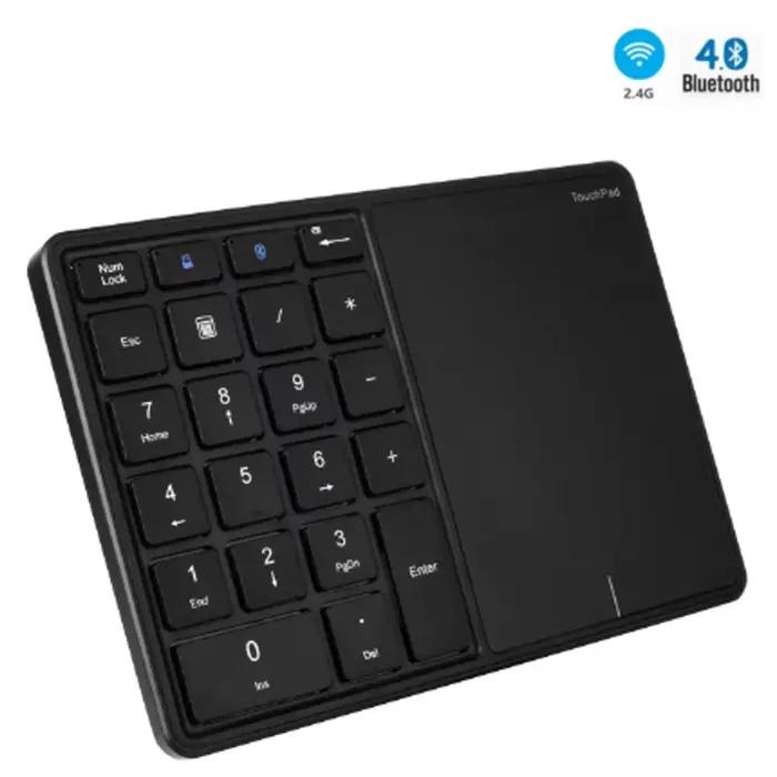 Clavier numérique USB + Bluetooth avec pavé tactile