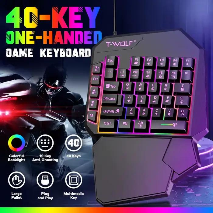 Kit de jeu mobile, clavier et souris