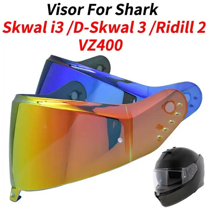 Visière pour Shark Skwal i3 d-skwal 3 Ridill 2, visières de casque, accessoires de lentille de remplacement, pare-brise Capacete D Skwal 3 VZ400