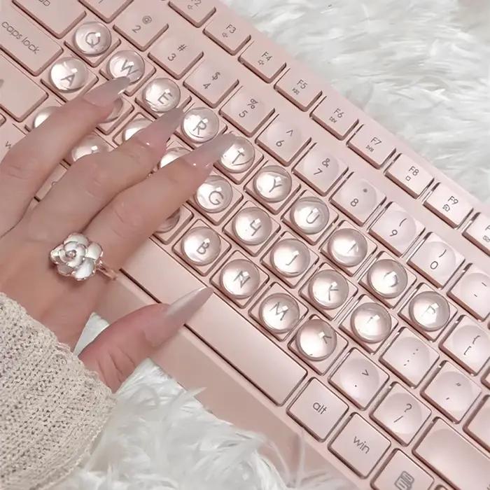 64 outils de typage d'ongles longs