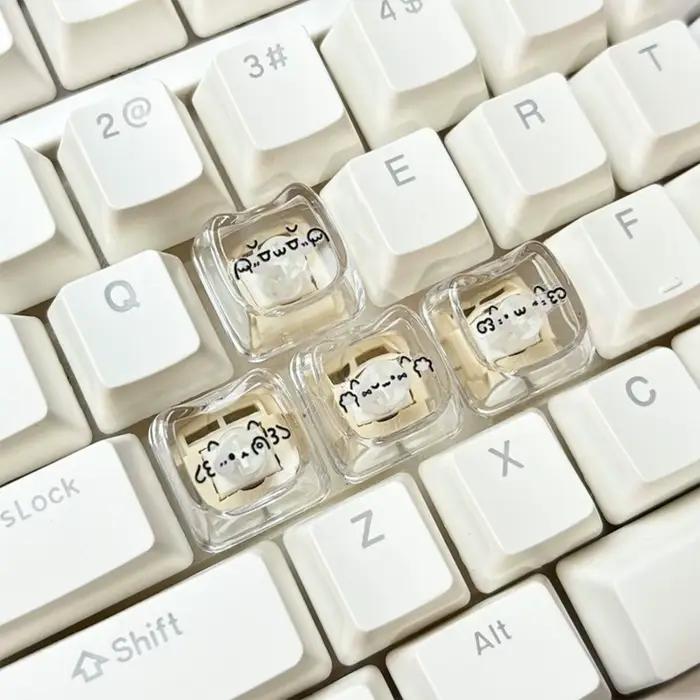 Jolies touches de clavier MAO Profile WASD en forme de chat