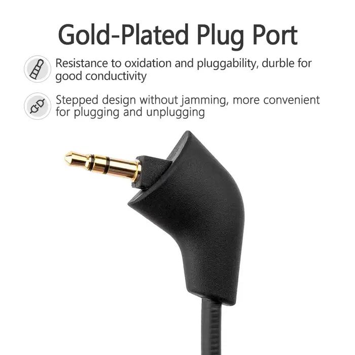 Microphone de casque de jeu remplaçable de haute qualité avec prise Jack 3.5MM