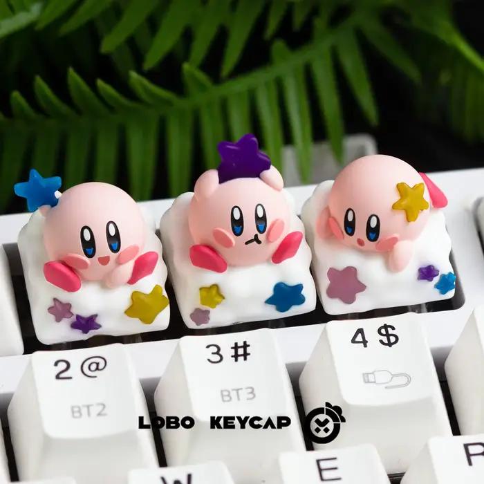 Capuchon de touche de clavier mécanique translucide en résine