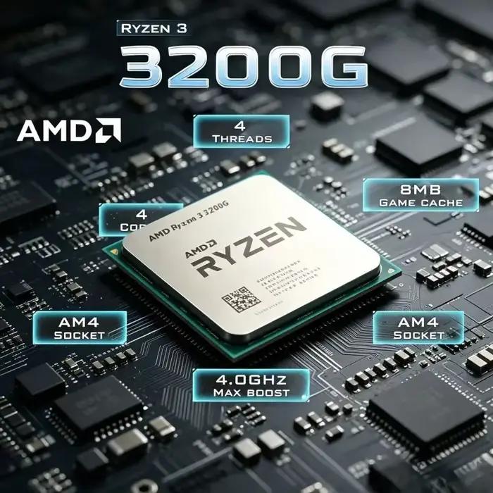 Processeur de jeu AMD Ryzen 3 3200G pour socket AM4