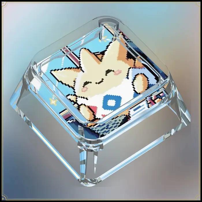 Nouvelles touches de clavier mécanique DIY PTCG Charmander Gengar Pixels