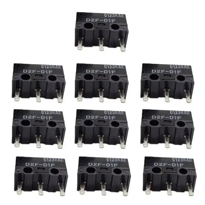 02dd 2/10pcs Micro interrupteurs souris Original D2F-01F (10m Clicks) Interrupts fruits