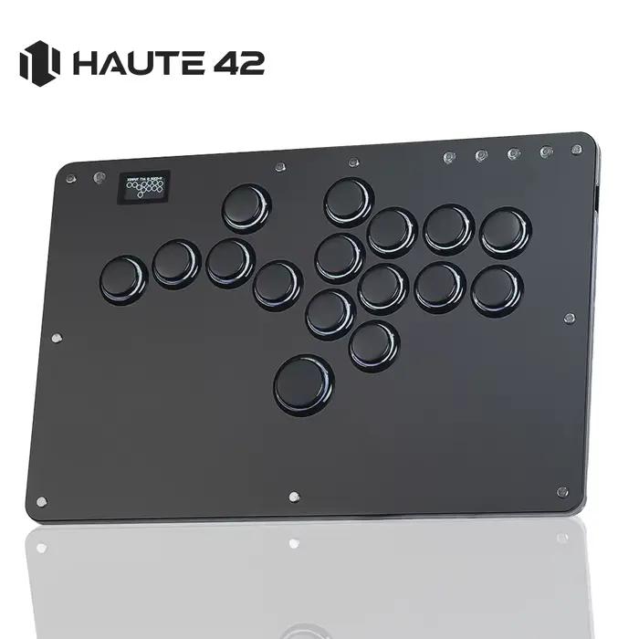 Haute42 Joystick Arcade contrôleur sans levier Hitbox Fightstick pour PC/ Ps4/ps5/Steam Fight Stick Arcade Hitbox contrôleur