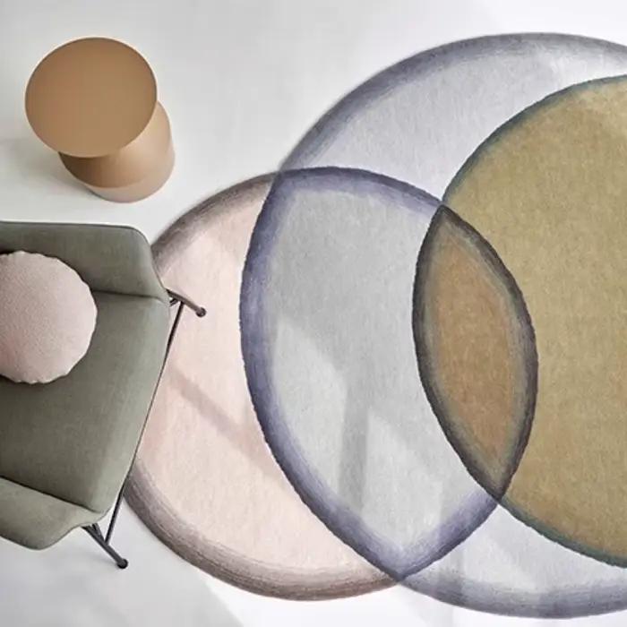 Tapis de décoration de salon de formes irrégulières, tapis de Style moderne pour chambre à coucher, tapis de sol de salon en peluche épaisse, tapis d'étude doux et moelleux