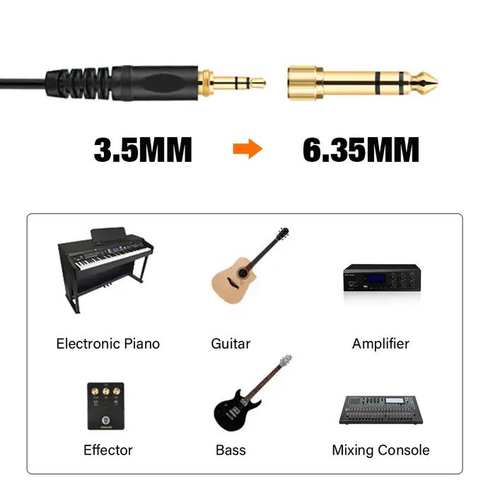 Câble de remplacement pour écouteurs Sennheiser HD25 HD25-1 HD265 HD535 HD545 HD560 HD565 HD580 HD600 HD650