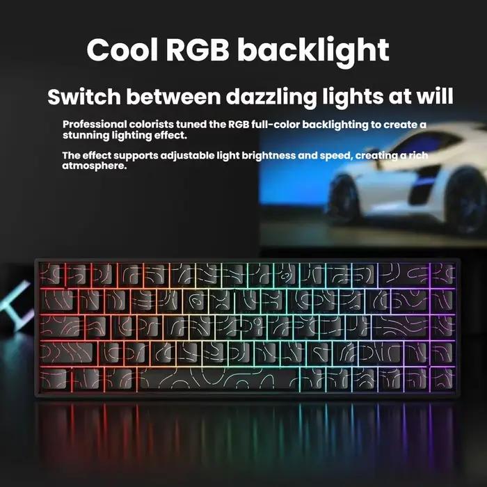 K61 USB Mini clavier filaire de jeu mécanique
