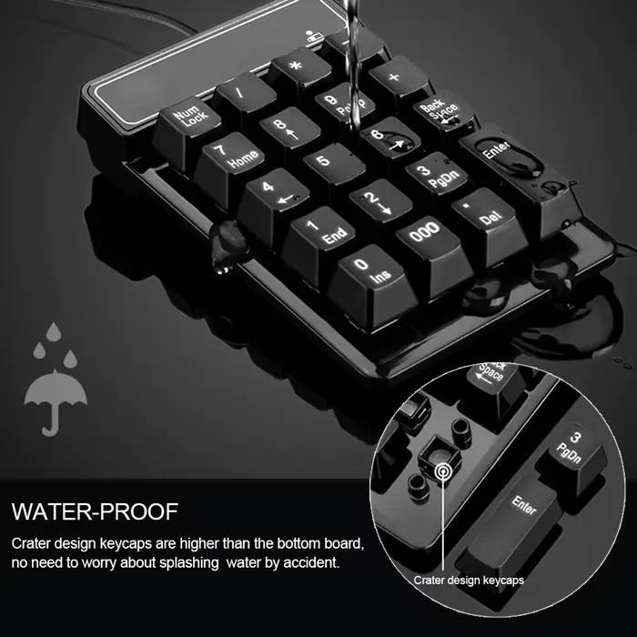 Pavé numérique USB filaire clavier