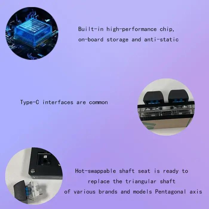 Bouton unique + clavier personnalisable à 6 touches