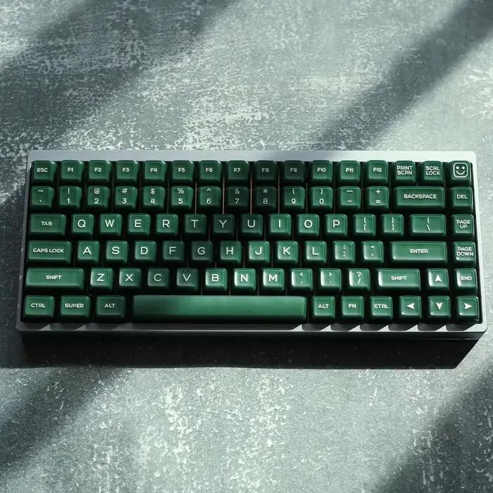 KBDiy SA profil vert translucide Keycaps pour clavier de jeu mécanique 135 touches capuchon Double injection MX commutateurs GMK67 GMK75/68
