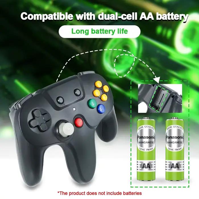 Manette sans fil 2, 4 GHz pour console N64