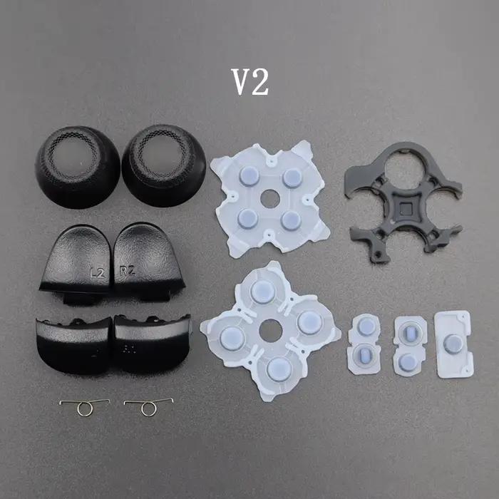Boutons de déclenchement en caoutchouc conducteur pour contrôleur PS5 V1 V2 V3 personnalisables avec plusieurs couleurs pour améliorer la précision et le confort de jeu