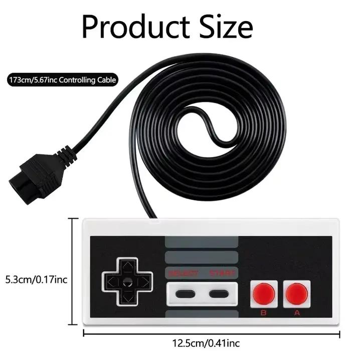 Contrôleur classique Mini jeu 8 bits pour Nintendo NES Console de jeu Pad de commande occasion spéciale gaming rétro