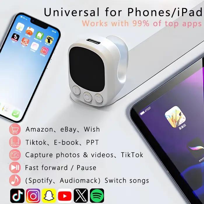 Télécommande d'anneau de souris avec pavé tactile