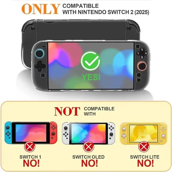 Étui rigide Transparent pour NS Switch 2