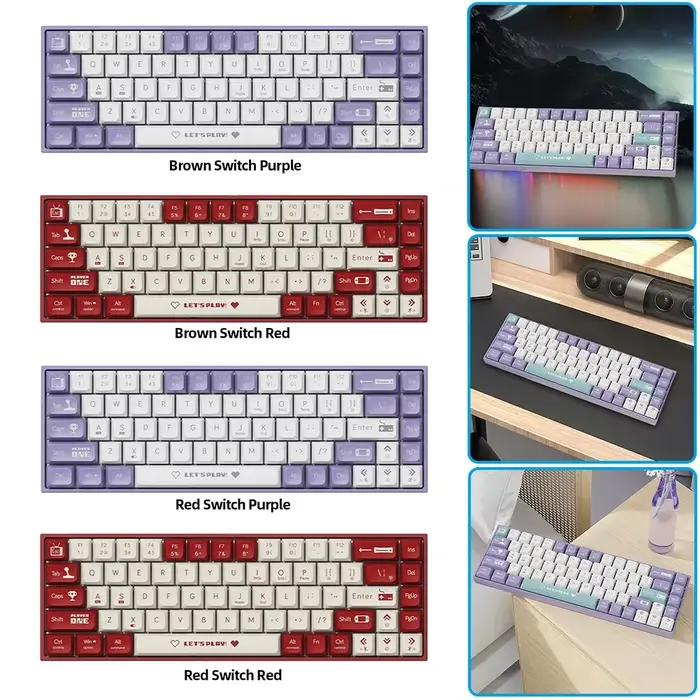 Clavier de jeu mécanique compact avec rétroéclairage RVB