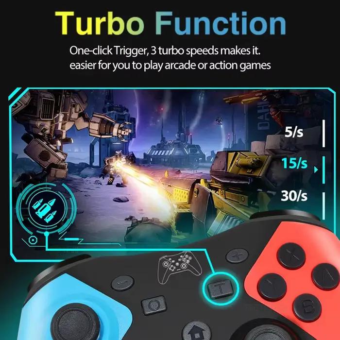 Contrôleur sans fil Compatible Bluetooth pour Nintendo Switch