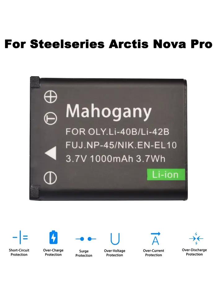 Batterie de remplacement NP-45 pour casque sans fil Steelseries Arctis Nova Pro