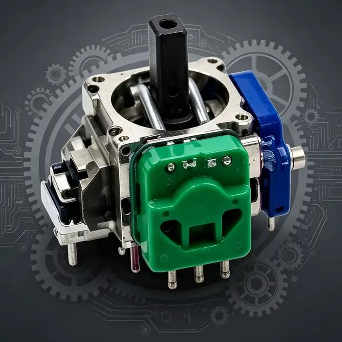 1 joystick électromagnétique à effet Hall