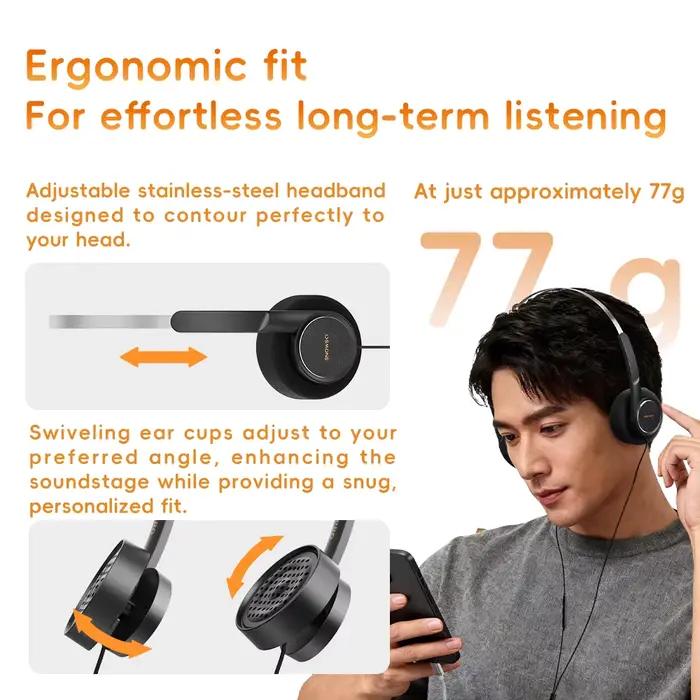 Casque filaire HiFi semi-ouvert FiiO Wind/WIND PRO